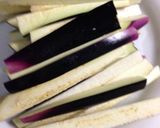 ナスの大葉巻き♪作り方1写真