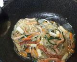 もやしとにらの塩ダレあんかけ焼きそば作り方6写真