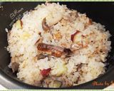 サンマとしめじとサツマイモ秋の炊込みご飯作り方4写真