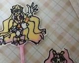 プリキュアドールケーキ キュアプリンセス作り方9写真