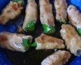 ご飯にピッタリ！万願寺唐辛子の肉巻き～♪作り方3写真