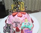 プリキュアドールケーキ キュアプリンセス作り方14写真