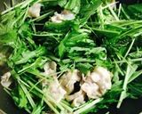 簡単!豚肉と水菜の柚子こしょう炒め作り方3写真