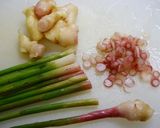 簡単！茄子の葉生姜漬け作り方1写真