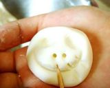 ハロウィンにも？ジャックスケリントン団子作り方4写真