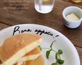 厚みしっかりふわふわパンケーキ作り方4写真