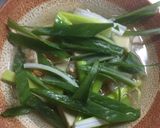 こうや豆腐とねぎのエビ風味煮作り方6写真
