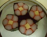 簡単・お弁当に♪カニかま・チーズの花作り方3写真