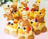お誕生日列車のシフォンサンドケーキ作り方12写真