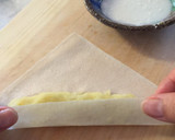 お家カフェ、林檎とさつま芋の春巻き作り方5写真