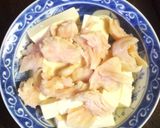 簡単☆豆腐サラダチキンアレンジ☆グラタン作り方1写真