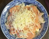 簡単☆豆腐サラダチキンアレンジ☆グラタン作り方3写真