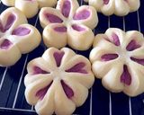 簡単お花成形２種✿紫いもあんぱん作り方13写真