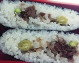 牛肉すき焼き味風♪おにぎらず作り方2写真