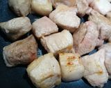 豚角切り肉の甘辛煮*糖質制限用*作り方2写真