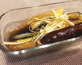 レンジで簡単！蒸しなすの甘辛酢漬け☆作り方5写真