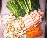 白菜と豚肉の炒め物☆塩レモン作り方1写真