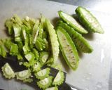 ゴーヤ丸ごとシソの実作り方1写真