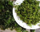 シソの葉と実のパスタ作り方1写真
