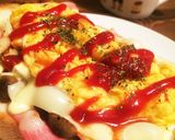 きのこと卵とチーズのオープンサンド♪作り方9写真