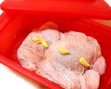 レンジでチン♡簡単鶏肉♡梅味作り方2写真