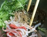 ランチや朝食に 簡単もずくの中華サラダ作り方2写真