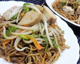 鶏ハム活用★彩り◎【鶏ハム焼きそば】♪作り方5写真