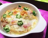 和風!ネバトロ豆腐グラタン。作り方6写真