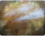 和風トマトスープの素と冷蔵庫の野菜作り方5写真