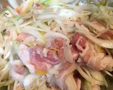 玉ねぎと豚バラ肉のさっぱりレモン炒め作り方5写真