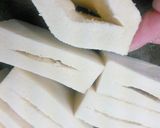 ～鶏唐揚げ風～高野豆腐の肉詰め揚げ♡作り方4写真