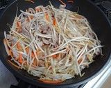 厚揚げの豚肉と野菜あんかけ作り方5写真
