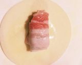 豚バラ薄切り肉をつかったしそチーズ餃子作り方2写真
