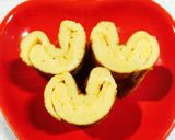 お弁当に最適!粉豆腐入りハート型卵焼き作り方6写真