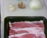 豚肉のしょうが焼き作り方1写真
