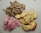 しめじとさつま芋で簡単★ワンポットパスタ作り方1写真