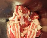 簡単！豚肉と新生姜の炒め物作り方1写真