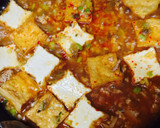 ザーサイネギだれ❤️麻婆厚揚げ青梗菜作り方3写真
