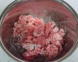 豚こま肉のカリカリ焼き作り方1写真