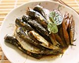 コブミカンの葉で☆いわしとごぼうの甘露煮作り方6写真