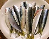 コブミカンの葉で☆いわしとごぼうの甘露煮作り方1写真