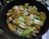 夕顔と車麩と鶏肉の煮物作り方4写真