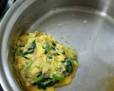 アサリとホウレン草の玉子焼きおにぎらず作り方3写真
