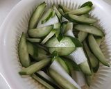香味野菜の浅漬けサラダ作り方1写真