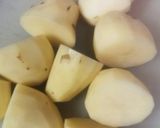 牛こまとじゃがいものたいたん作り方1写真