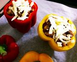 低糖質 パプリカのひき肉詰め作り方5写真
