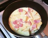 高野豆腐のカルボナーラ風クリーム煮込み！作り方5写真