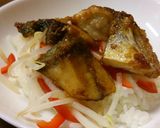 ブリあらのしょうが焼きボウル。作り方8写真
