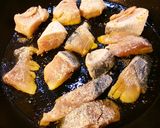 ブリあらのしょうが焼きボウル。作り方4写真