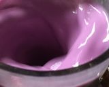 紫いもの飲むヨーグルトで作るムース作り方2写真